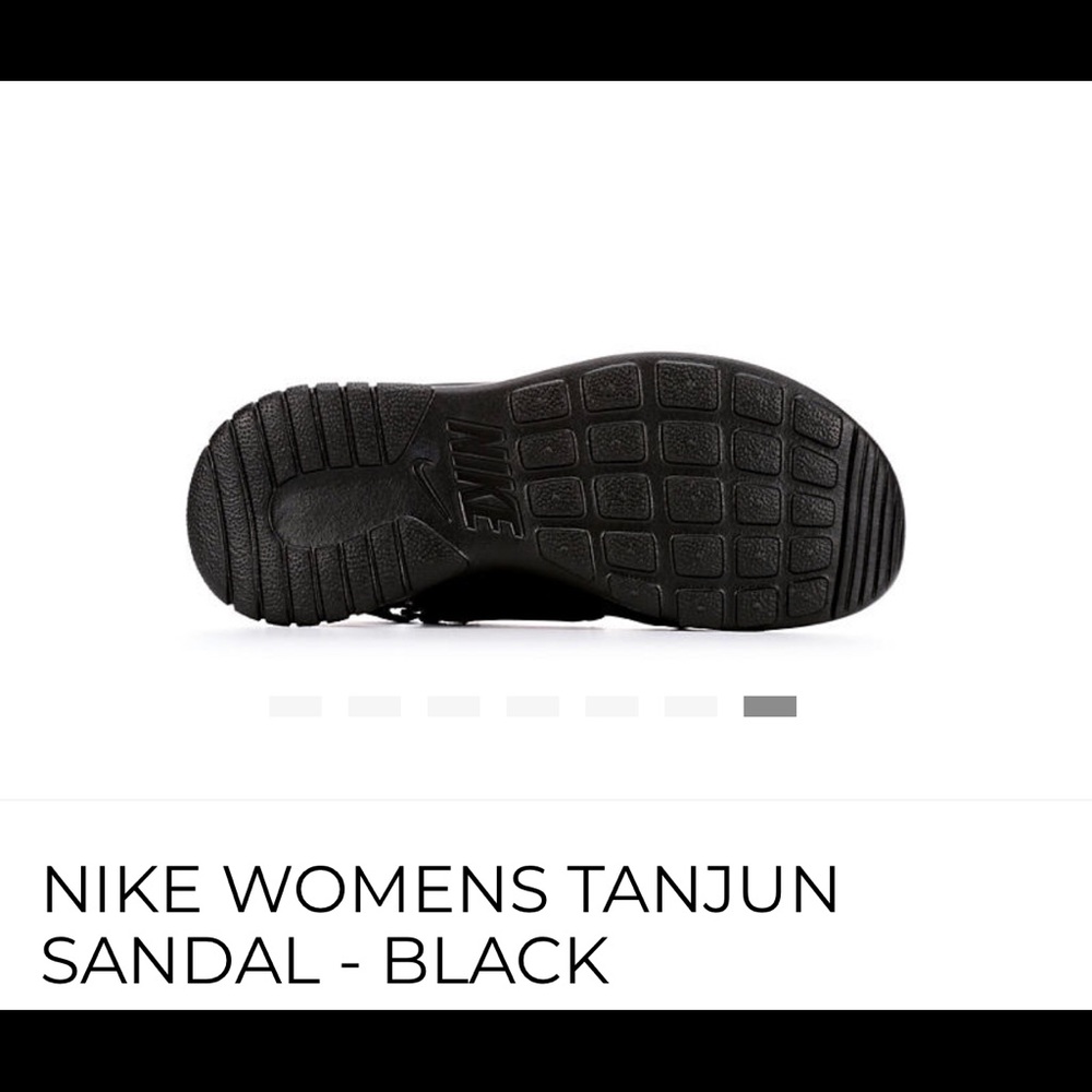 Nike Tanjun sandals black.  New  size 8 - Picture 4 of 7